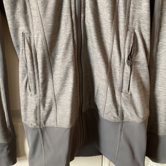 Lululemon Grey Zip Up - Picture 3 of 6